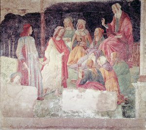 Giovane Uomo Salutato da Sette Arti Liberali, dalla Villa Lemmi da Sandro Botticelli